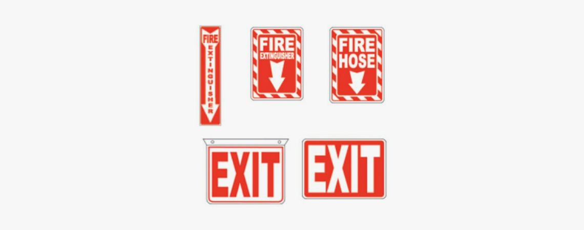 Swartz fire safety s safety signs